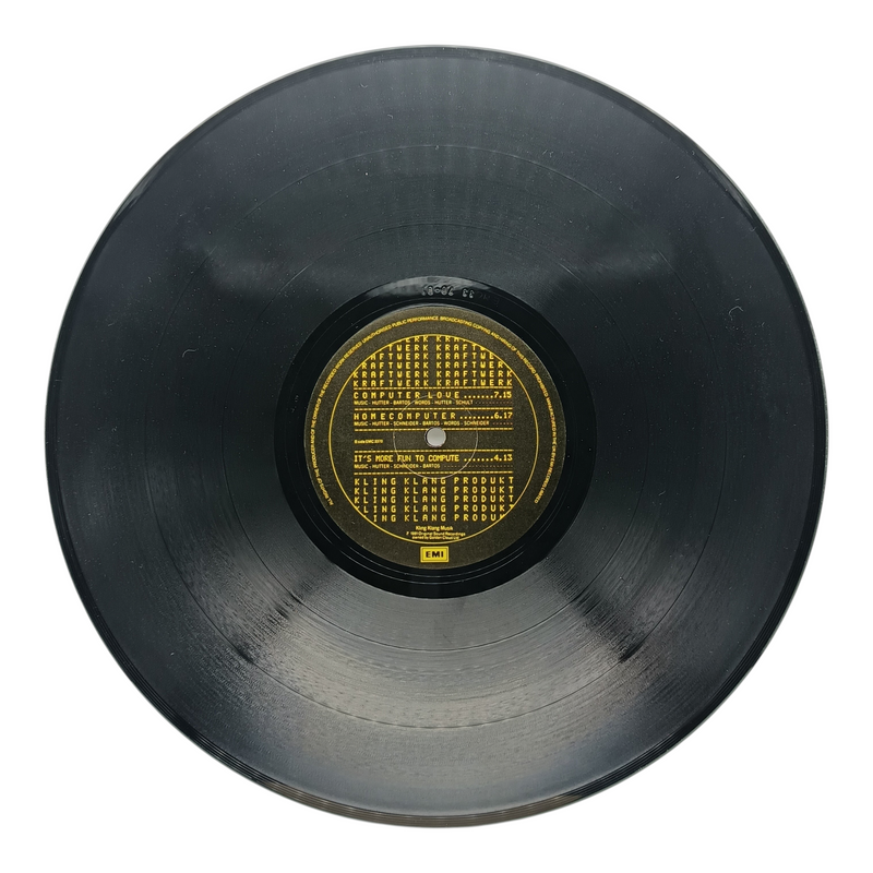 Kraftwerk - Computer World - Vinyl LP - Preowned - Record Label 2