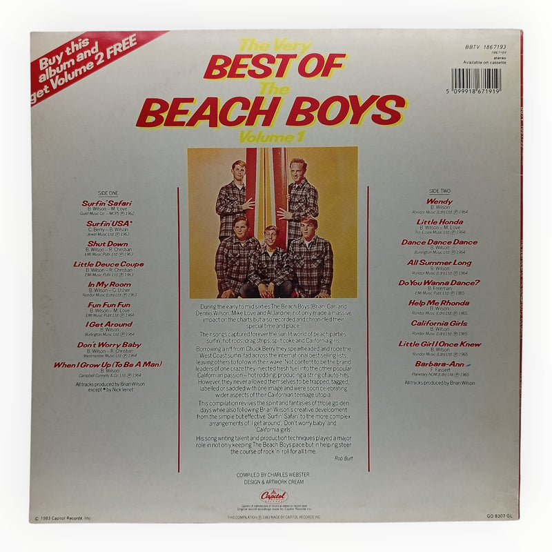 The Beach Boys - The Very Best Of The Beach Boys Volume 1 | Vinyl LP | Preowned