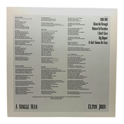 Elton John - A Single Man - Vinyl LP - Preowned - Inner Sleeve Front