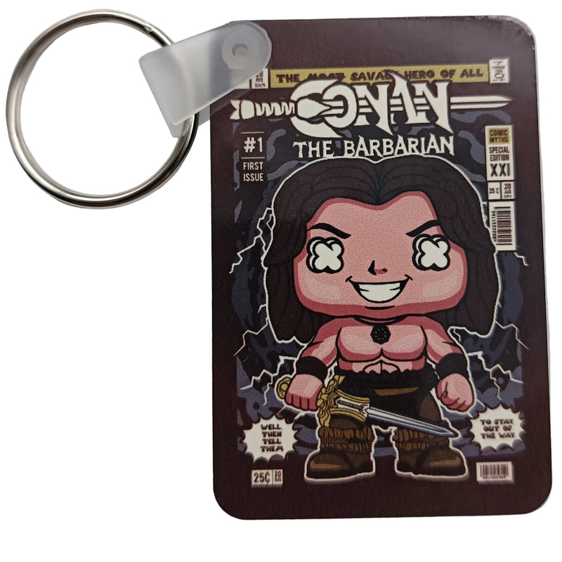 Conan The Barbarian Comic-Style Cover - Keyring - New