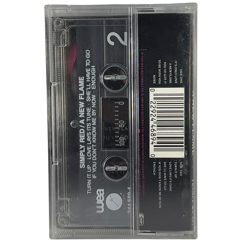 Simply Red: A New Flame [Preowned Cassette] VG+/VG - DD Music Geek