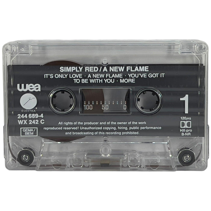 Simply Red: A New Flame [Preowned Cassette] VG+/VG - DD Music Geek