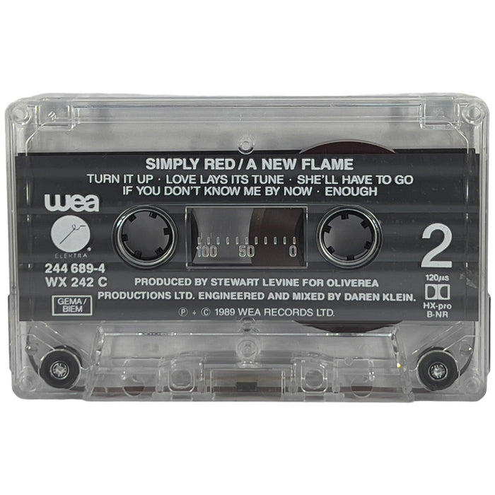 Simply Red: A New Flame [Preowned Cassette] VG+/VG - DD Music Geek