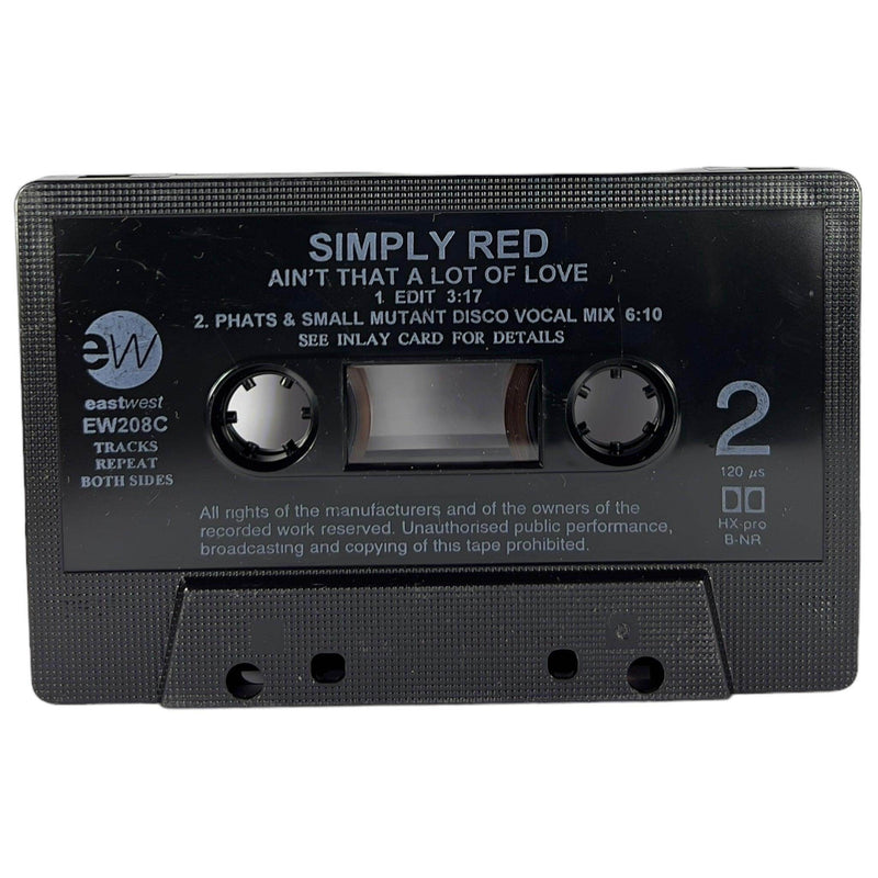 Simply Red: Ain't That A Lot Of Love [Preowned Cassette] VG+/VG+ - DD Music Geek