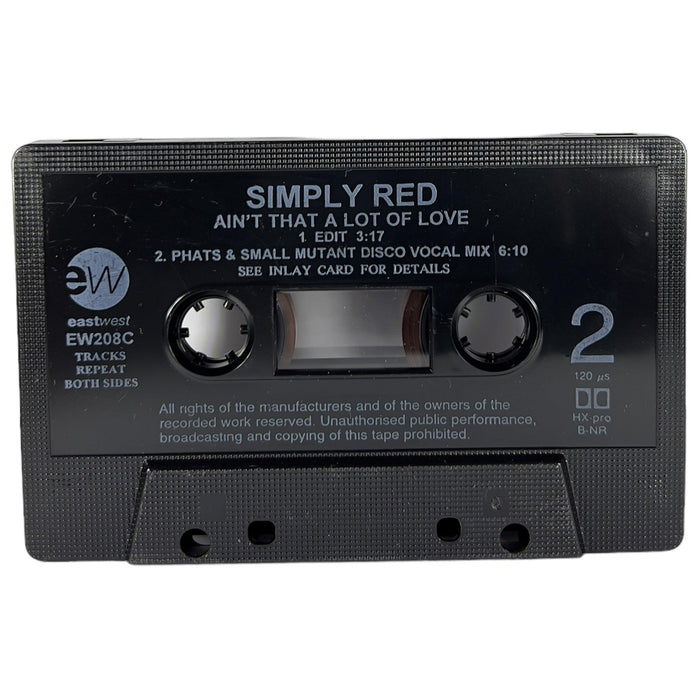 Simply Red: Ain't That A Lot Of Love [Preowned Cassette] VG+/VG+ - DD Music Geek