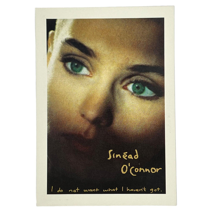 Sinead O'Connor I Do Not Want What I Haven't Got Post Card - DD Music Geek