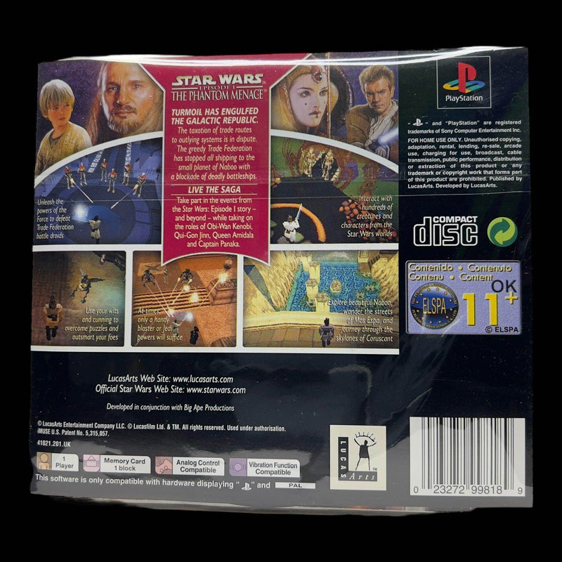 Star Wars: Episode I The Phantom Menace (NO JEWEL CASE) [PlayStation] - DD Music Geek
