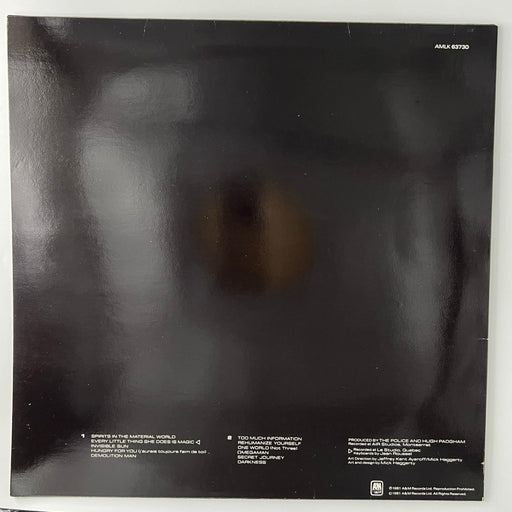 The Police: Ghost In The Machine [Preowned Vinyl] VG+/VG+ - DD Music Geek