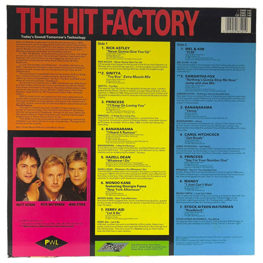 Various: The Hit Factory - The Best Of Stock Aitken Waterman [Preowned Vinyl] VG+/VG+ - DD Music Geek