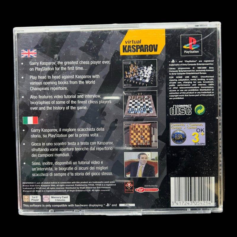 Virtual Kasparov [PlayStation] - DD Music Geek