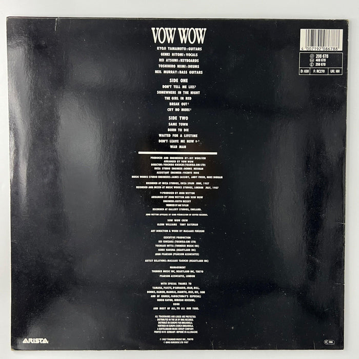 Vow Wow: V - Includes SIGNED cover [Preowned Vinyl] VG/VG - DD Music Geek