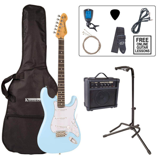 Encore E6 Electric Guitar Pack ~ Laguna Blue - DD Music Geek