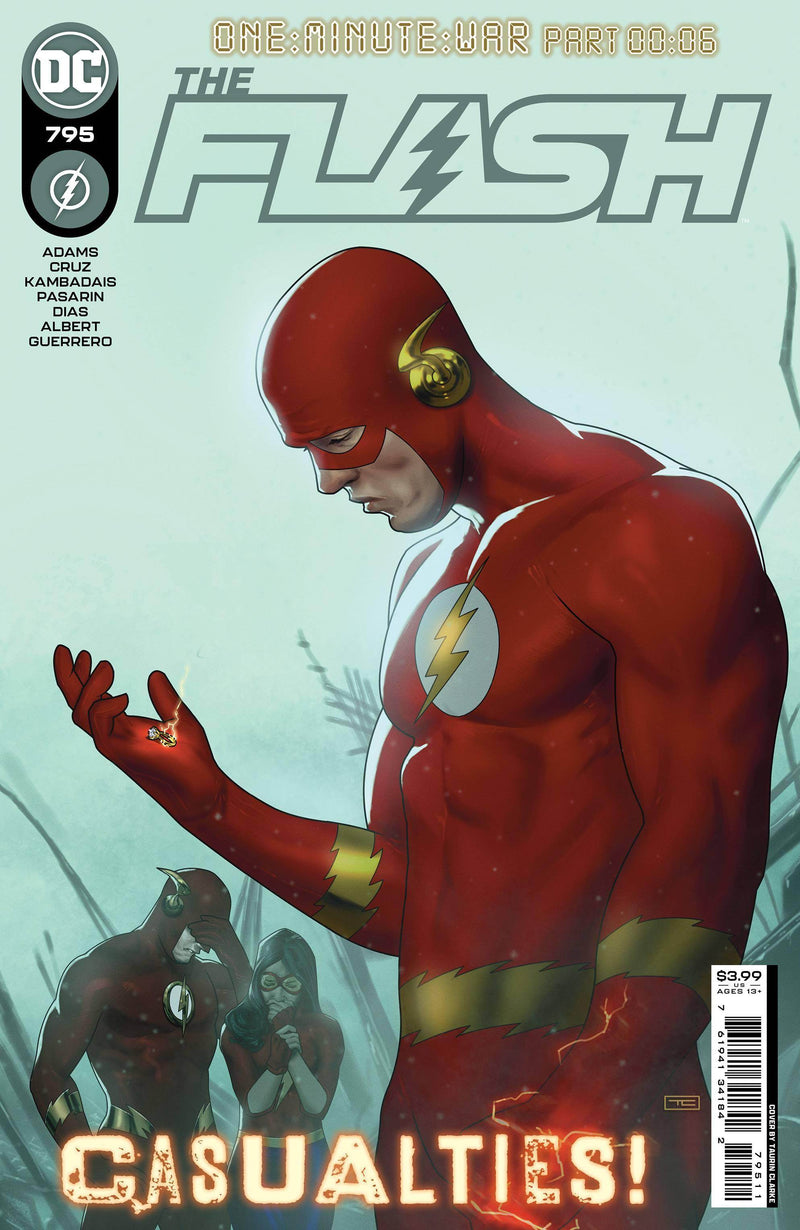 FLASH #795 CVR A TAURIN CLARKE (ONE-MINUTE WAR) - DD Music Geek