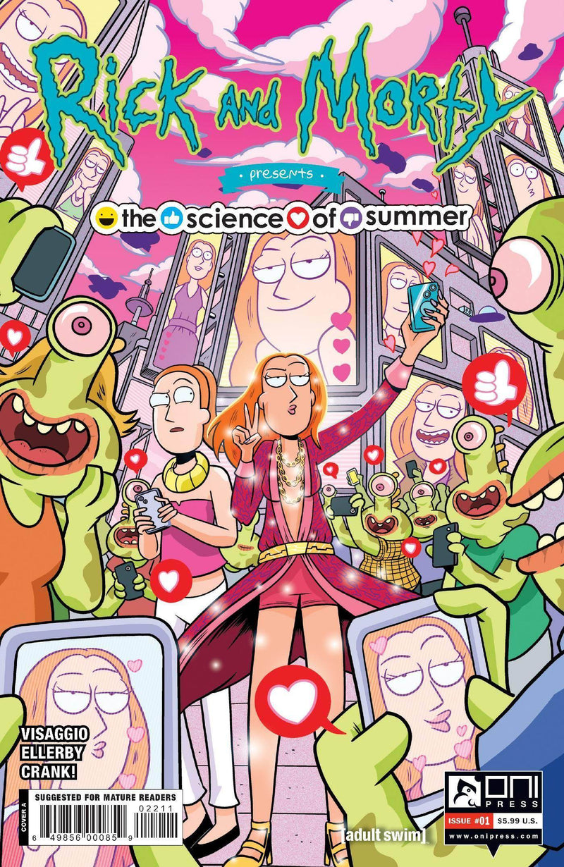 RICK AND MORTY PRESENTS SCIENCE OF SUMMER #1 CVR A ELLERBY ( - DD Music Geek