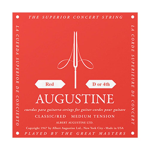 Augustine A4R Classic Red Single String - D/4th - DD Music Geek