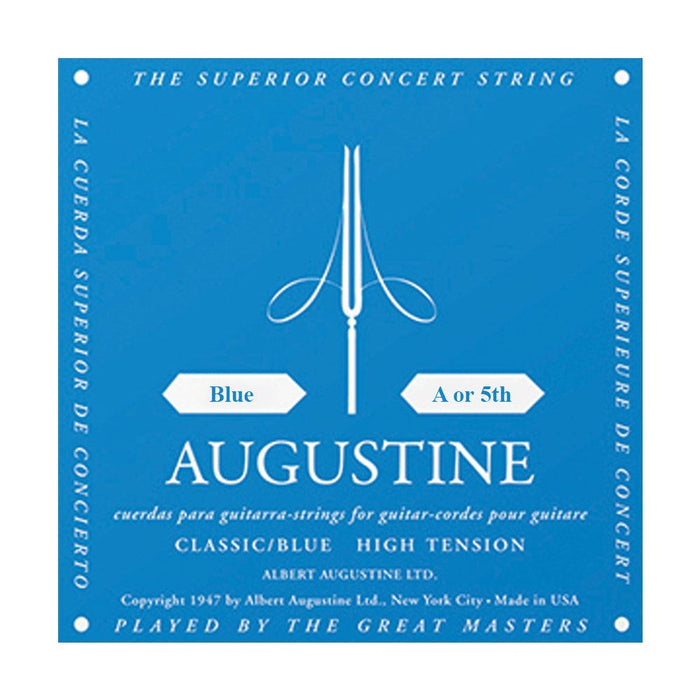 Augustine A5BL Classic Blue Single String - A/5th - DD Music Geek