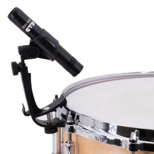 CAD ABS Drum Rim Microphone Holder ~ Pair, Black - DD Music Geek
