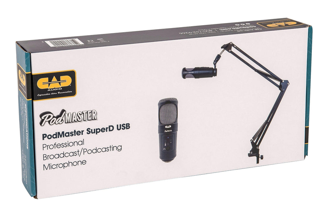 CAD Podmaster Super D USB Microphone Kit - DD Music Geek