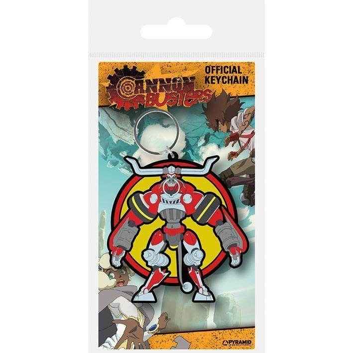 CANNON BUSTERS (RAGING BULL MODE BESSIE) RUBBER KEYCHAIN