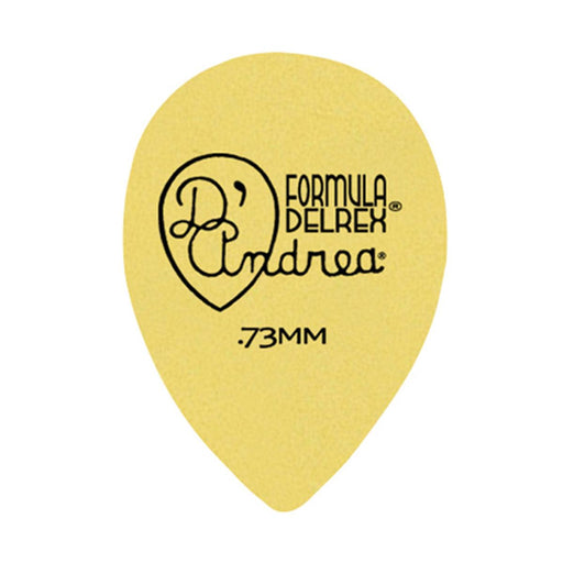 D'Andrea 358 Delrex Yellow Pick Refill Bag ~ Medium ~ 72 Picks - DD Music Geek