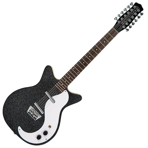 Danelectro '59 12 String Electric Guitar ~ Black Sparkle - DD Music Geek
