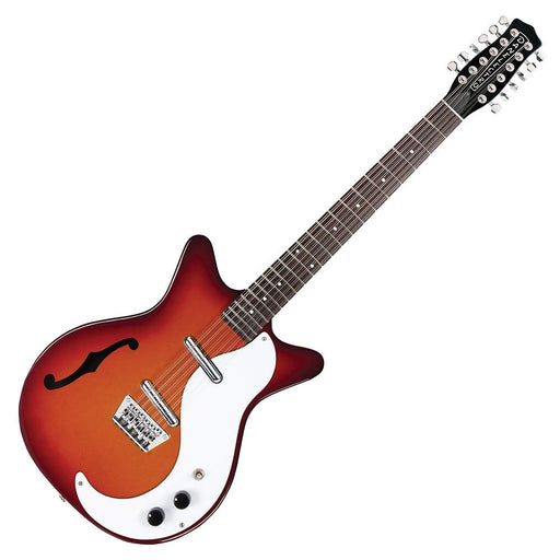 Danelectro '59 12 String Guitar With F-Hole ~ Cherry Sunburst - DD Music Geek