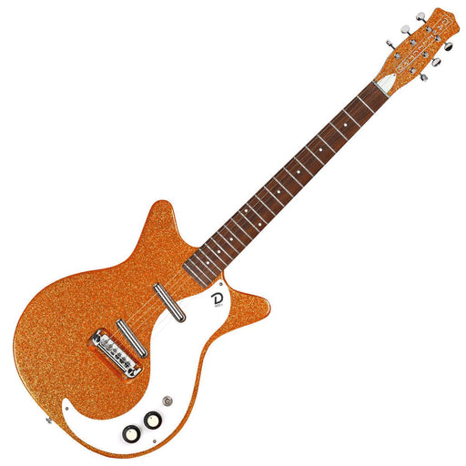 Danelectro '59M NOS Electric Guitar ~ Orange Metal Flake - DD Music Geek