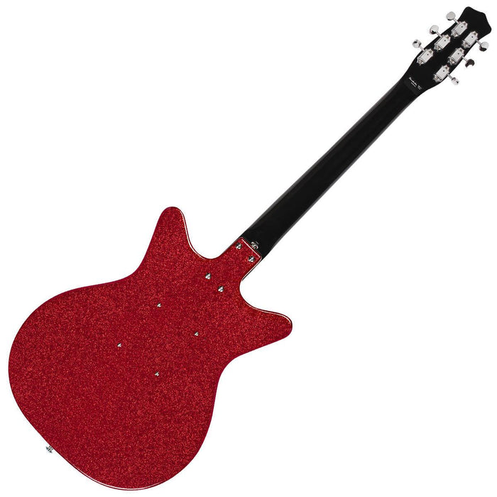 Danelectro '59M NOS Electric Guitar ~ Red Metal Flake - DD Music Geek