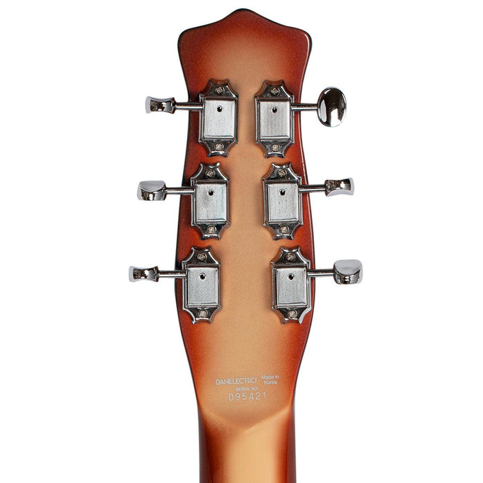 Danelectro Longhorn Baritone Electric Guitar ~ Copperburst - DD Music Geek