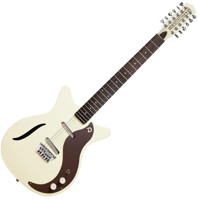 Danelectro Vintage 12 String Guitar ~ Vintage White - DD Music Geek
