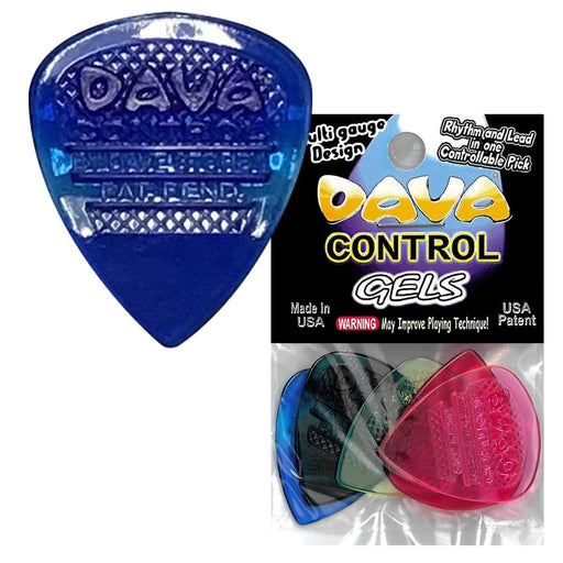 Dava 'Control Gels' Picks ~ 5 Pack - DD Music Geek
