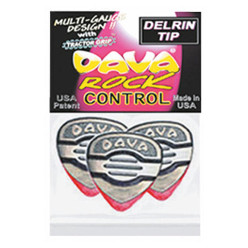 Dava 'Rock Control' Delrin Picks ~ 6 Pack - DD Music Geek