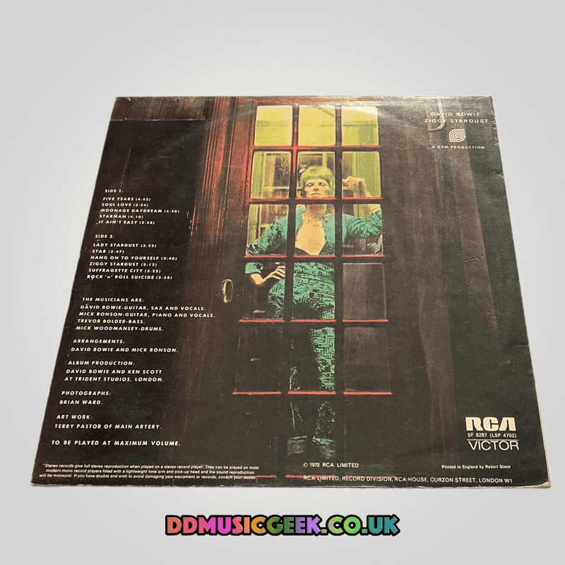 David Bowie: The Rise And Fall Of Ziggy Stardust [Preowned VINYL] M-/VG - DD Music Geek