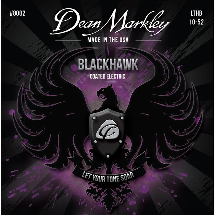Dean Markley Blackhawk Coated Electric Strings Light Top Heavy Bottom 10-52 - DD Music Geek