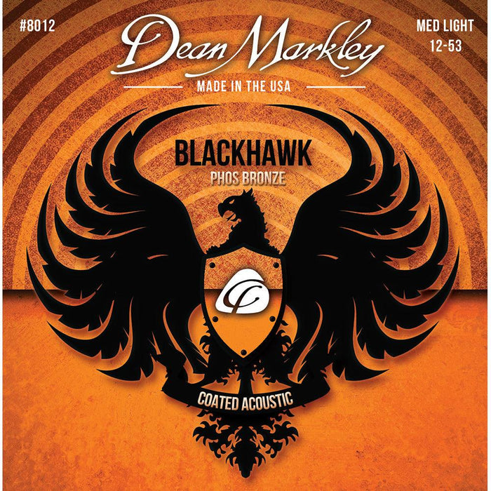 Dean Markley Blackhawk Coated Pure Bronze Light 12-53 - DD Music Geek