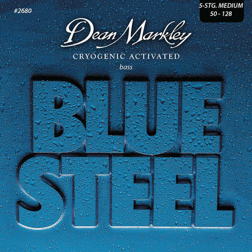 Dean Markley Blue Steel Bass Guitar Strings Medium 5 String 50-128 - DD Music Geek