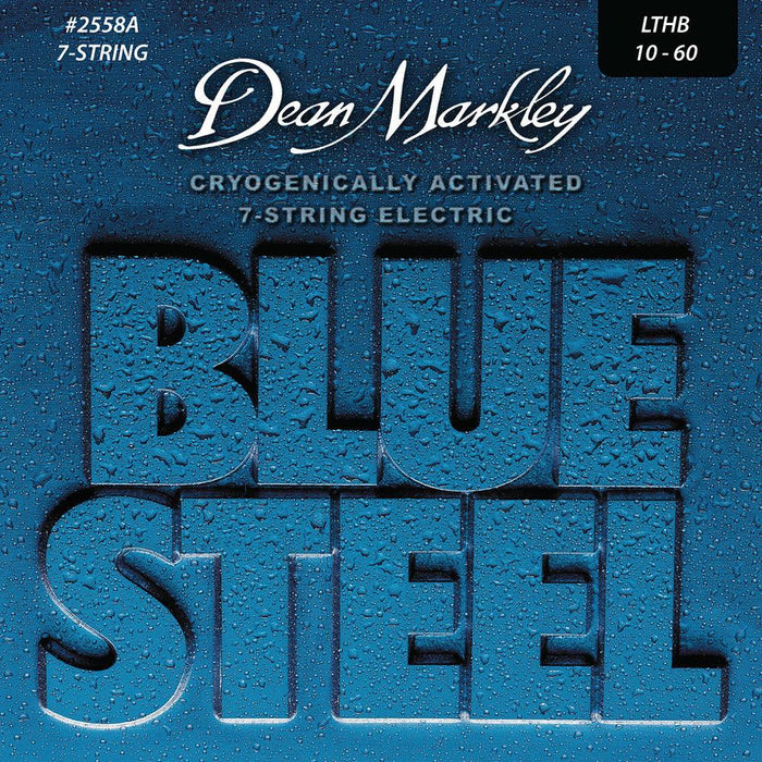 Dean Markley Blue Steel Electric Guitar 7 String Set Light Top Heavy Bottom 10-60 - DD Music Geek