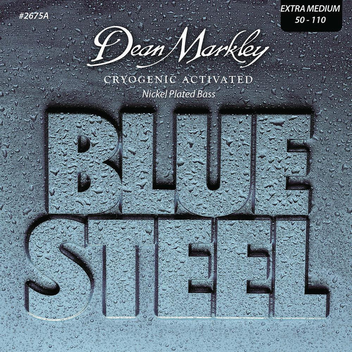 Dean Markley Blue Steel NPS Bass Guitar Strings Extra Medium 4 String 50-110 - DD Music Geek