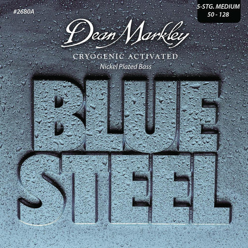 Dean Markley Blue Steel NPS Bass Guitar Strings Medium 5 String 50-128 - DD Music Geek