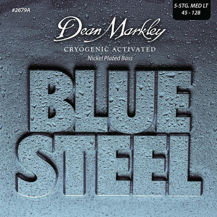 Dean Markley Blue Steel NPS Bass Guitar Strings Medium Light 5 String 45-128 - DD Music Geek