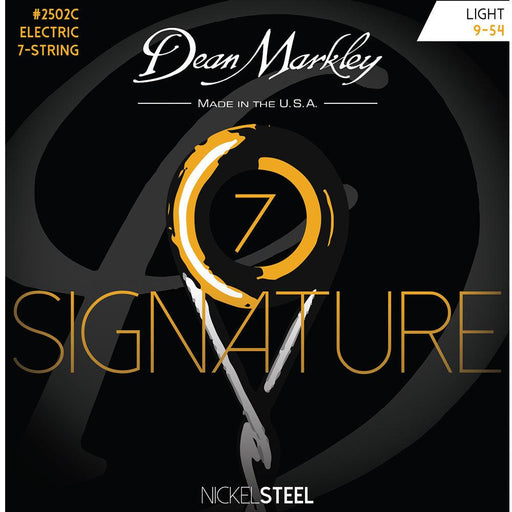 Dean Markley Custom Light 9-54 NickelSteel Electric Signature Series 7 String Set - DD Music Geek