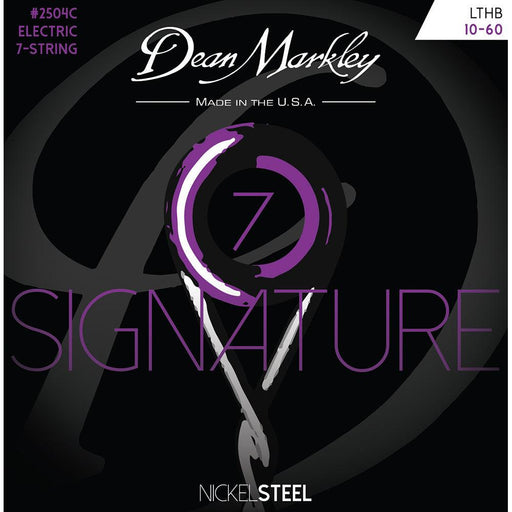 Dean Markley Custom Light Top Heavy Bottom 10-60 NickelSteel Electric Signature Series 7 String Set - DD Music Geek