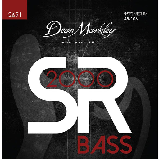 Dean Markley SR2000 High Performance Bass Guitar Strings Medium 4 String 48-106 - DD Music Geek