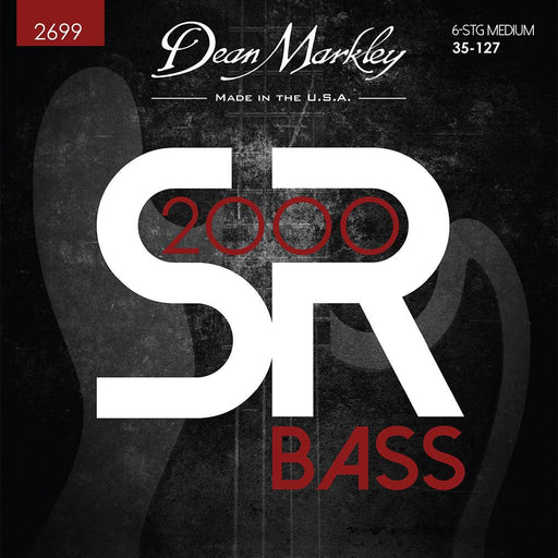 Dean Markley SR2000 High Performance Bass Guitar Strings Medium 6 String 35-128 - DD Music Geek