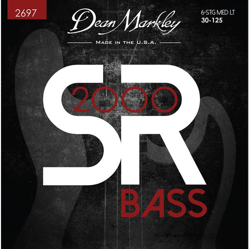Dean Markley SR2000 High Performance Bass Guitar Strings Medium Light 6 String 30-125 - DD Music Geek
