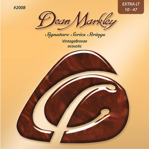 Dean Markley Vintage Bronze Extra Light 10-47 Acoustic Strings Set - DD Music Geek