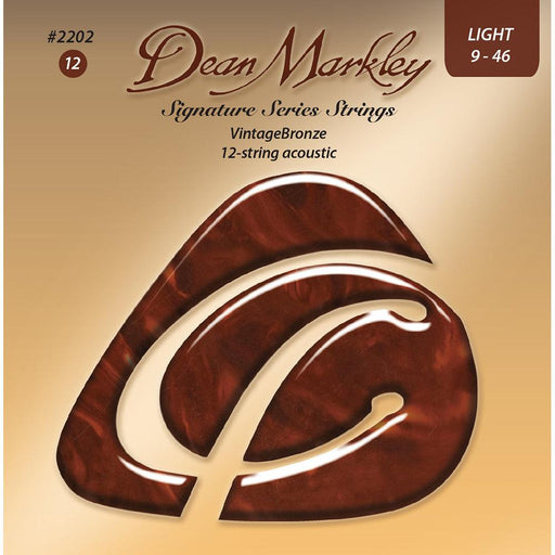 Dean Markley Vintage Bronze Light 12 String 9-46 Acoustic Strings Set - DD Music Geek