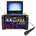 Easy Karaoke Bluetooth® Karaoke System with LED Light Effects + 1 Microphone - DD Music Geek