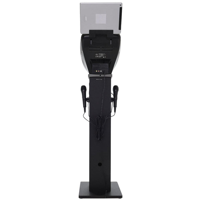 Easy Karaoke Bluetooth® Karaoke System with Speaker Pedestal + 2 Microphones - DD Music Geek