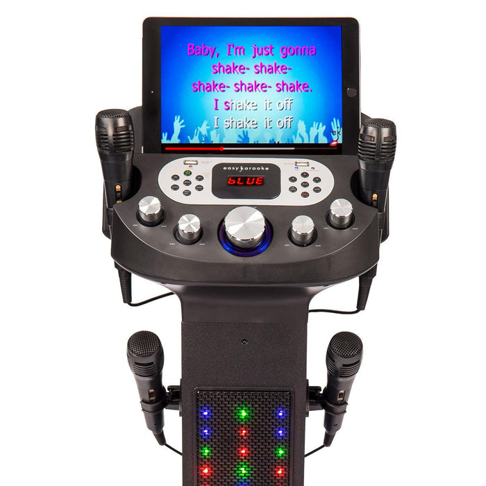 Easy Karaoke Smart Bluetooth® Karaoke System + 4 Wired Microphones - DD Music Geek
